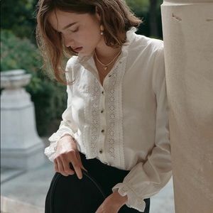 NWT vintage style victorian blouse